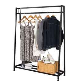 SSS Furniture Clothing Garment Rack Metal Cloth Hanger Rack Stand Clothes Drying Rack for Hanging Clothes, Clothing Racks for Boutiques(Gold)