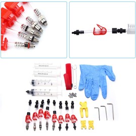 VGEBY Shimano Bleeding Kit, Bicycle Brake Bleeding Kit, Hydraulic Mineral Disc Brakes, Bleeding Tool Set, Bicycle Repair Kit, Bleeding Kit Shimano