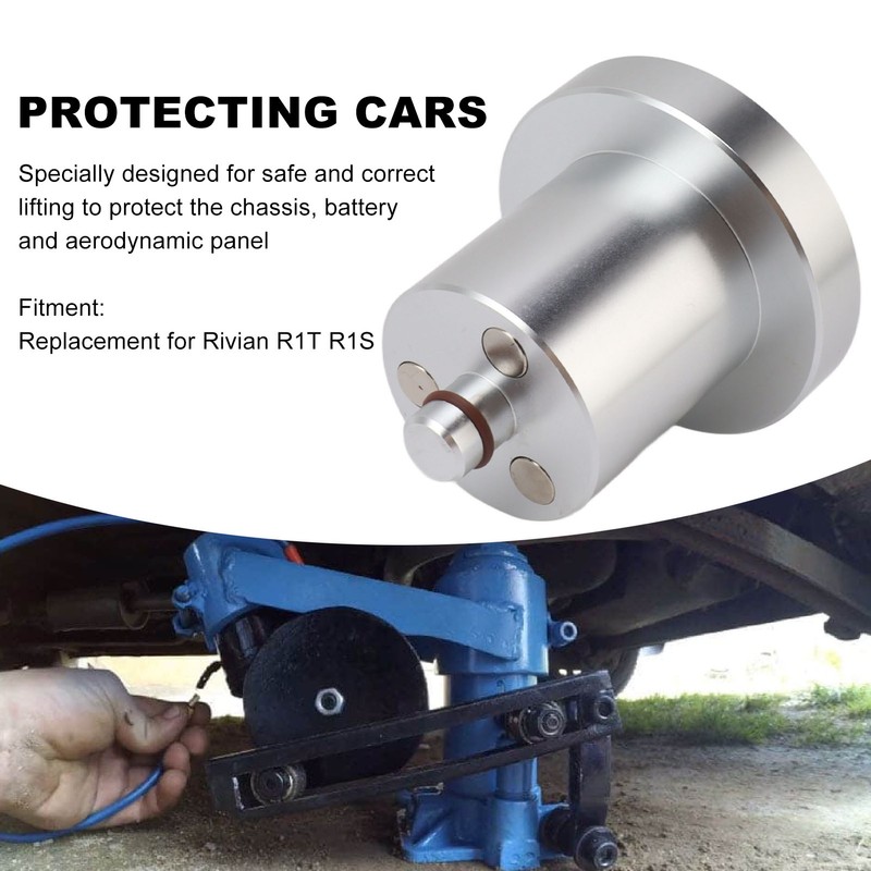 Floor Jack Lifting Pad Lift Point Adapter Aluminium Alloy Jack