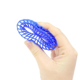 JOYSOG 1.0" Tire Inner, Silicone Rubber Tire Inserts for 1/18 1/24 RC TRX4M SCX24 Fcx24 Ax24 RC Crawler Wheels Tire Foam Fill Kit for OD 58-63mm (Blue)