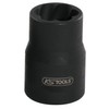 KS Tools 515.1617 Hexagon impact socket, deep, 3/8", 17mm