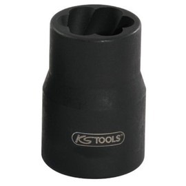 KS Tools 515.1617 Hexagon impact socket, deep, 3/8", 17mm