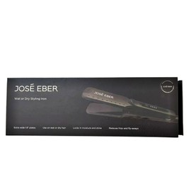 Wet JOSÉ EBER 1.25" WET OR DRY HYBRID HAIR FLAT IRON NEW!