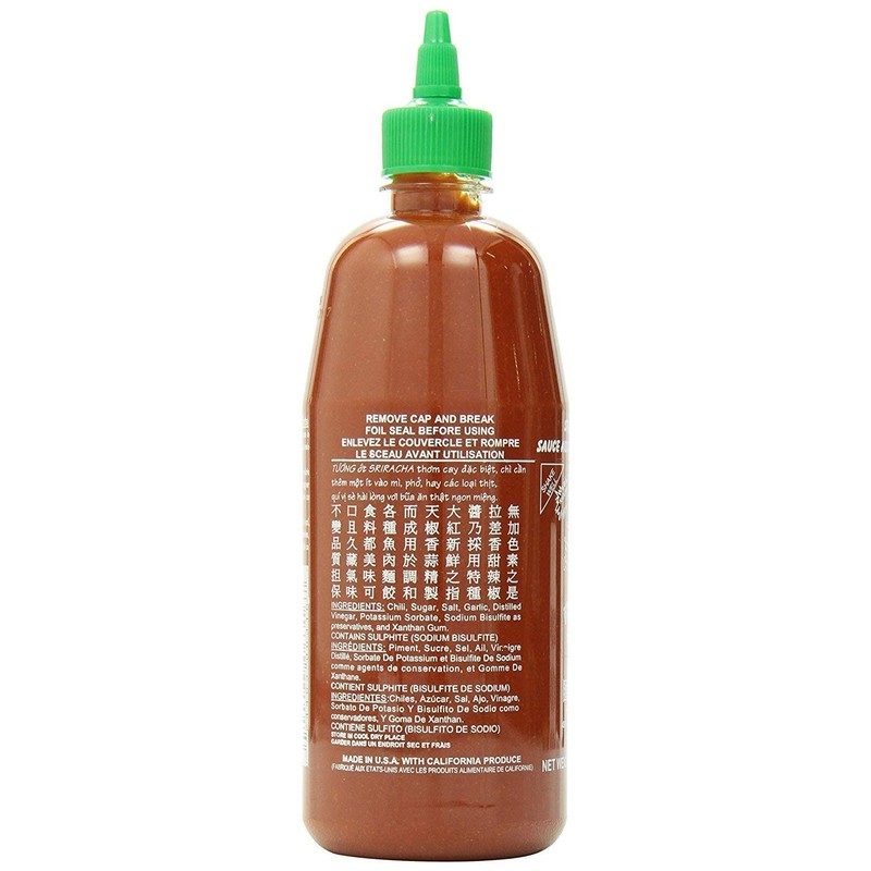 Tuong Ot Sriracha Hot Chili Sauce 28oz