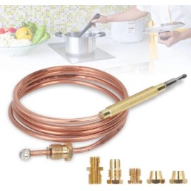 Replacement Thermocouple 24 Universal Gas Fireplace Replacement Thermocouple Stove Kit Adaptors 24-48 inch - 48 Inch