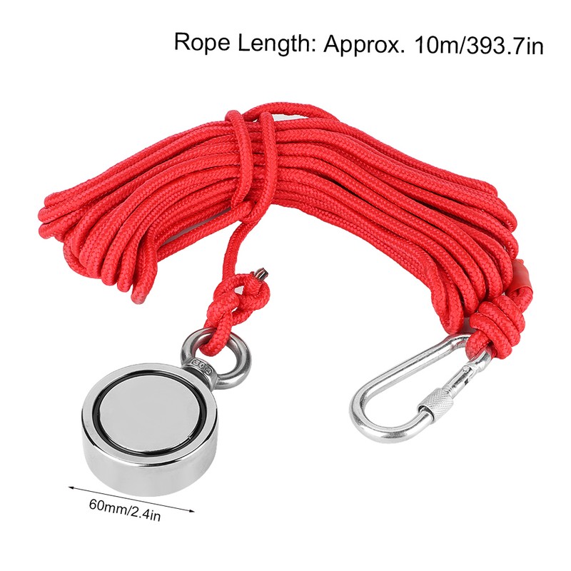 300KG Strong Pull Sea Fishing Hunting Salvage Recovery Magnet with