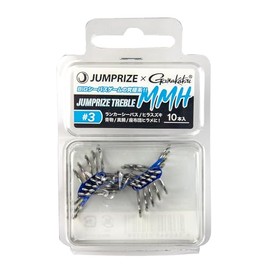 ジャンプライズ（JUMPRIZE）JUMPRIZE(ジャンプライズ) JUMPRIZE×Gamakatsu JUMPRIZE TREBLE MMH トリプルフック #3 10本入. 釣り針