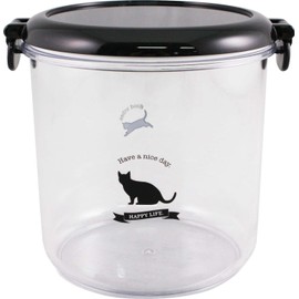 Ken Onishi ATR-850 935052 Acrylic Round Case, M, Cat, A Acrylic Canister