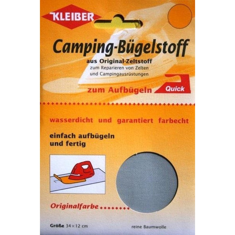 Kleiber 100 Percent Cotton Canvas Tent with Awning Iron on