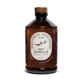 BACANHA - Organic and Raw Syrup - Vanilla Syrup - For Coffee, Cappuccino, Tea and Cocktail - 400 ml