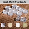 Door Knob Bumper Pads 12PCS Small Clear Door Stopper Wall
