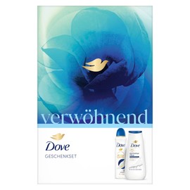 Dove Pampering Gift Set with Antiperspirant and Shower Cream (150 ml + 225 ml)