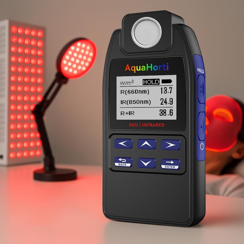 AH-DRNIR 660nm & 850nm Red/NIR Light Irradiance Meter – Professional
