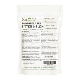 WILD BITTER MELON TEA 2.47 Oz (70g) VIETFARMFOOD:Natural pure dried herbs are used for making drink and cooking ingredient. Drinking tea is a healthy habit that makes meals delicious and relaxing