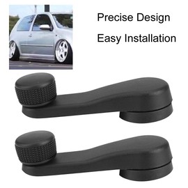 1 Pair Window Crank Handle, Car Window Winder Crank Riser Car Wagon Door Window Crank Handle Winder Replacement for MK3 MK4 1997-2010