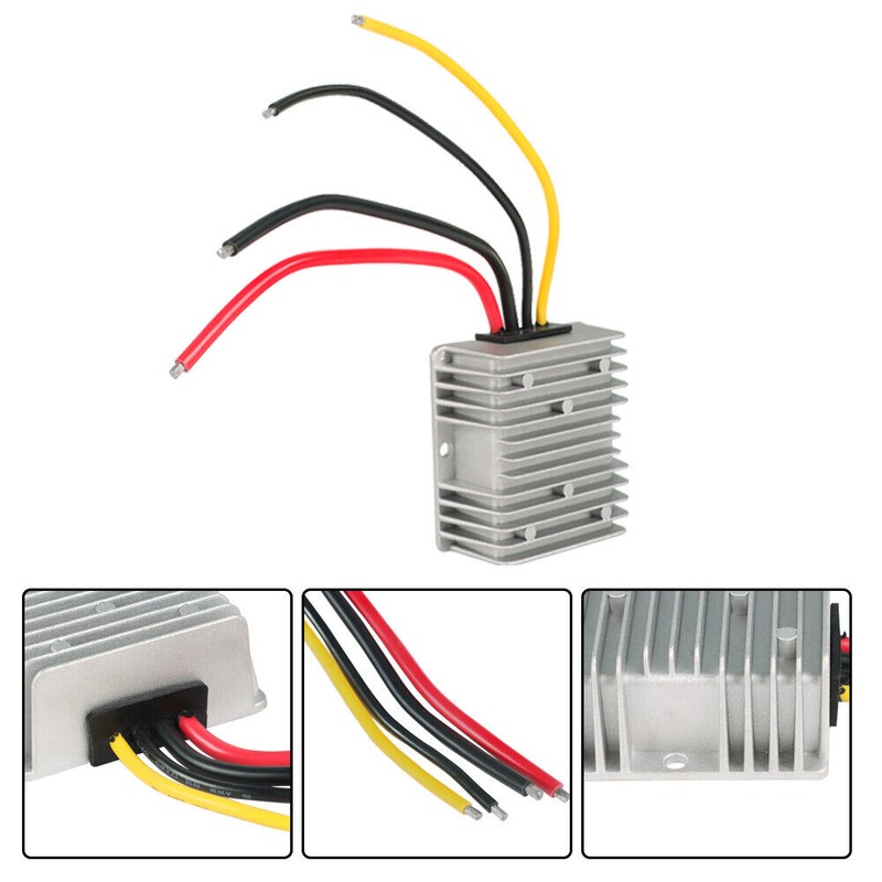 findmall 12V to 24V 15A 360W Waterproof DC/DC Car Voltage