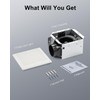 GROWNEER Bathroom Exhaust Fan, 110 CFM 1.0 Sone Bathroom Fan