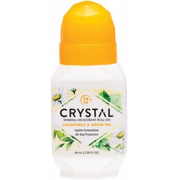 Crystal Roll-On Deodorant Chamomile and Green Tea 66ml