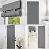 Zevrang Blackout Door Curtain, 26x40Inch French Tie Up Thermal No