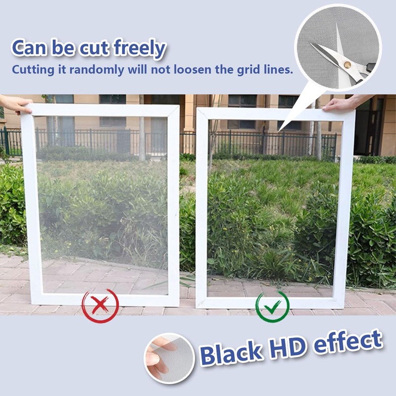 DIY Window Screen Hook and Loop Adhesive Edging Tape and