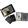 DA VINCI Fiori, Italian 100% Plastic Playing Cards 2 Deck