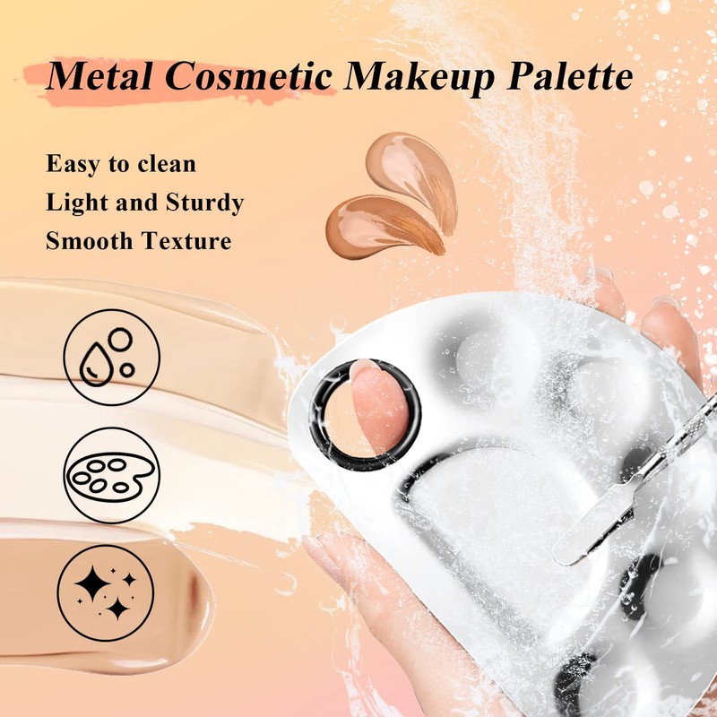 Witbicg Makeup Spatula Palette Stainless Steel Cosmetic Spatula for Nail