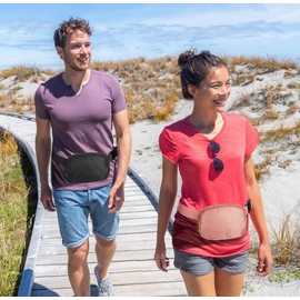 YALUXE Nylon Fanny Packs for Women Men Belt Bag Bum Bag Waist Bag Chest Bag Hip Pack with 29"-44" Adjustable Strap, 8 x 5.5 x 2 inches