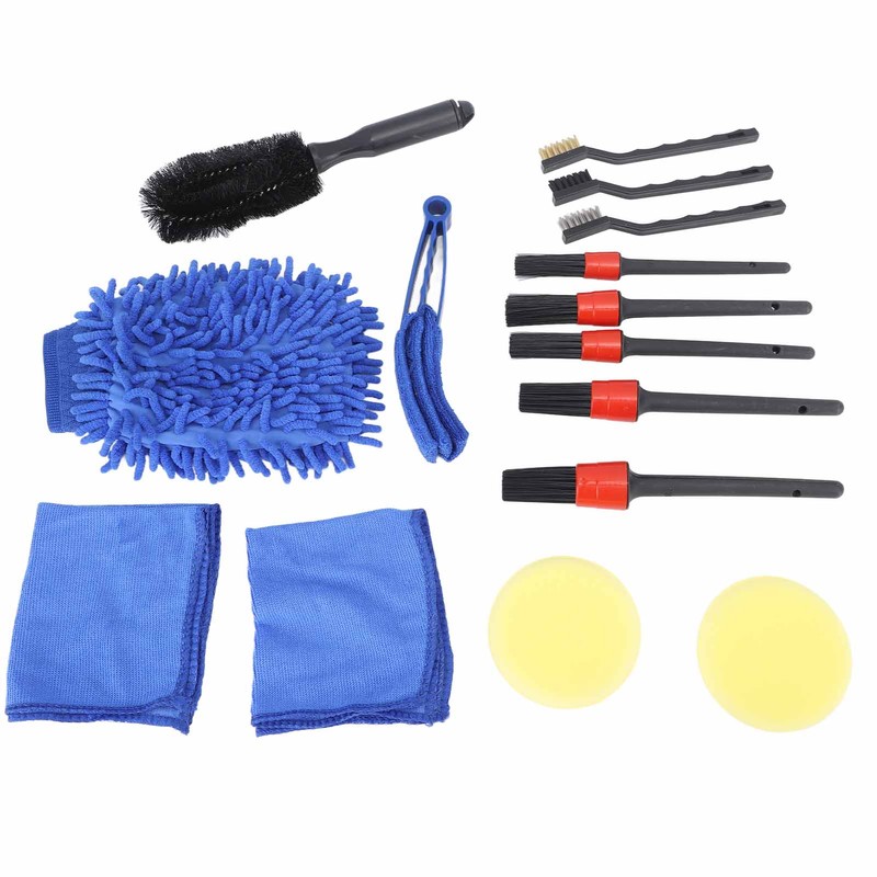 Car Cleaning Brushes Kit Highly Efficient Reliable Versatile Rugged Car