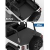 JOYTUTUS Tonneau Cover for Wrangler JK 2 Doors, Cargo Trunk