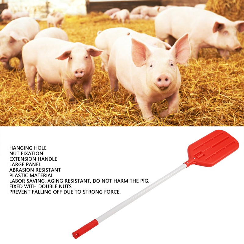 Pig Whip Comfortable Grip Plastic Anti Skid Long Handle Large