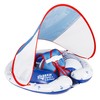 SwimSchool Freestyle Swimmer Baby Pool Float with Sunshade Canopy and