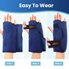 NEWGO Wrist Ice Pack Wrap for Hand, Flexible Carpal Tunnel