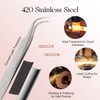 ALLOVE Eyelash Extension Tweezers for Lash Extensions Stainless Steel Lash
