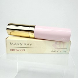 Mary Kay Vintage Mary Kay Brow Gel .45oz Classic Pink Tube Gold Top New In Box Clear NOS