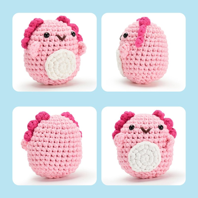 Zepiany Crochet Kit for Beginners, Amigurumi Crocheting Animals Kits with