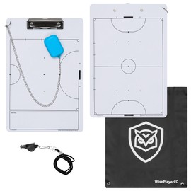 WISEPLAYERFC Futsal Tactical Board for Futsal Trainer Tactics Board with Whistle and Bag