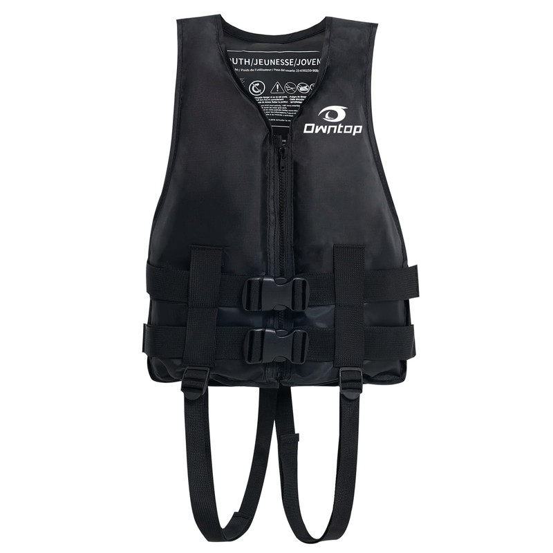 Owntop Kids Swim Jackets 50 to 125 lbs Dual Buckles,