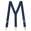 Suspender Store Solid Suspenders -1.5-Inch Wide Elastic - Y-Back -