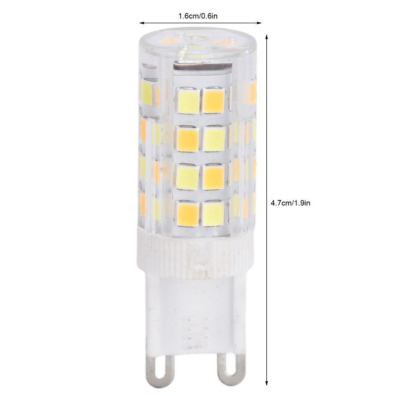 10PCS G9 220V LED Lamp Dimmable Ceramic LED Bulb Replace