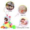 MEERO LONDON RC2201 Racoon Soft Newborn Activity Toy with Teether,Baby