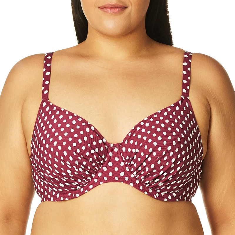 Fantasie Bikini estándar para Mujer, Granates, 40D