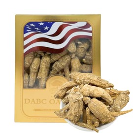 DABC OAK LAND American Wisconsin Ginseng Root 8OZ 美国威斯康辛州 长枝西洋参 花旗参Cultivated Wisconsin American Farmed Ginseng Hand-Selected Energy for Men & Women Medium 8oz/Box