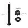sourcing map Nylon Screw Nut Washer Assortment Kit, M5x45mm Round