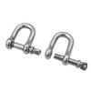 POFET 10pcs M4 316 Stainless Steel D Ring Shackle Lock