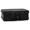 vidaXL Black Safe Box - Fireproof and Waterproof Polypropylene Safety
