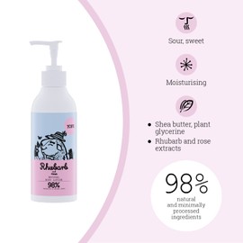YOPE Natural Body Lotion | Rhubarb Extract and Rose | Tsubaku and Organ Oil | Murmuru Butter | Macademia Oil | Dry Skin | Mositursing | 98% Natural ingredients | Rhubarb and Rose 300ml