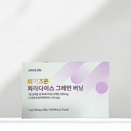 Days On (2 weeks) Days On Paradise Grain Burning Daily Routine 28 tablets 1 box / (2주) 데이즈온 파라다이스그레인 버닝 데일리 루틴 28정 1박스