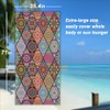 Beach Towel Sand Free 180x90cm Pool Towels with Travel Bag,Oversized