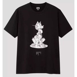 Uniqlo X Neo Miyage Graphic T-Shirt Black S Hajime Sorayama Unisex Robot Dog NWT