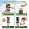 Electric Pill Crusher Herb Grinder - Ceramic Grinding Head for